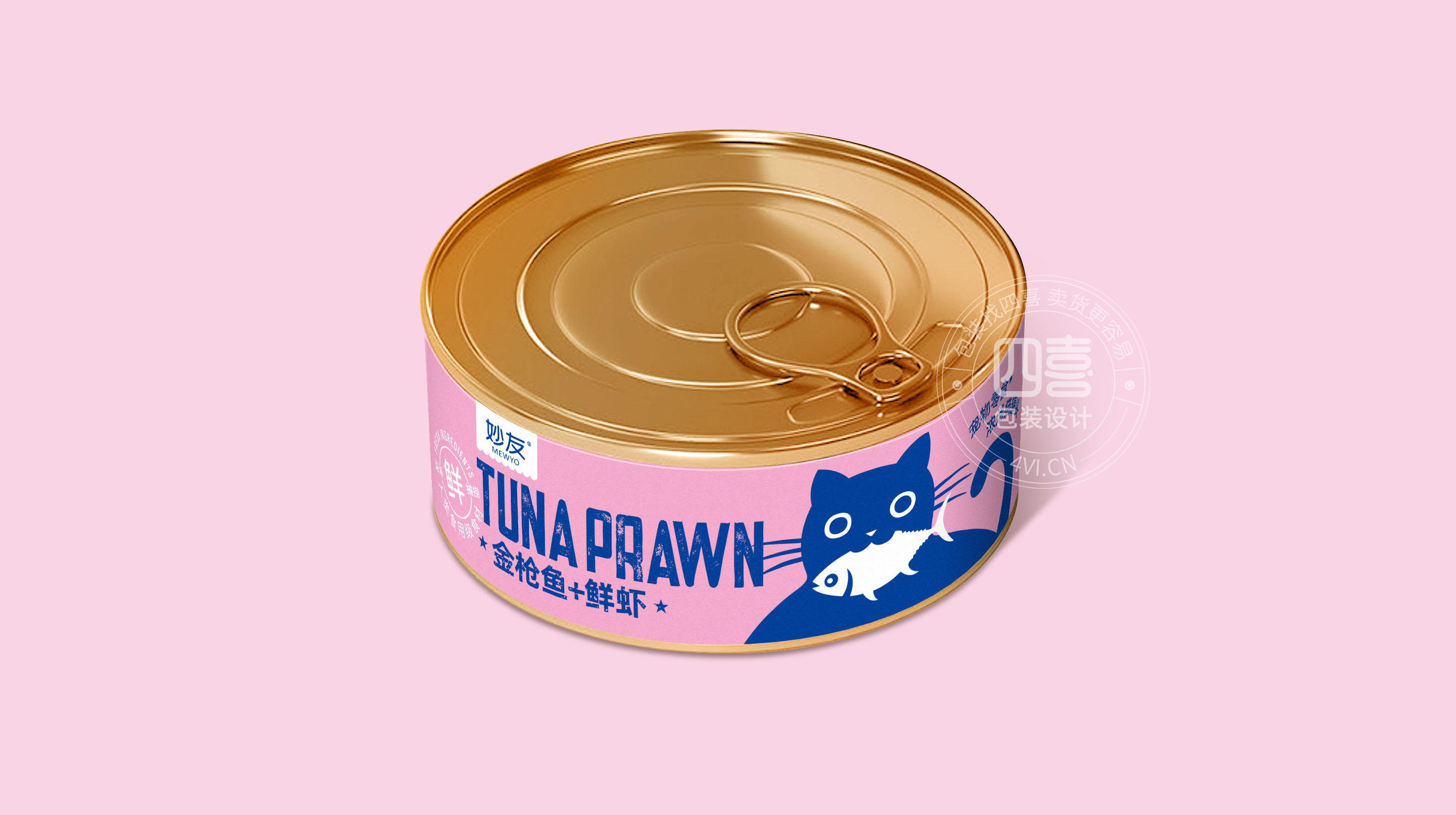 妙友貓罐頭食品包裝設計(圖4)